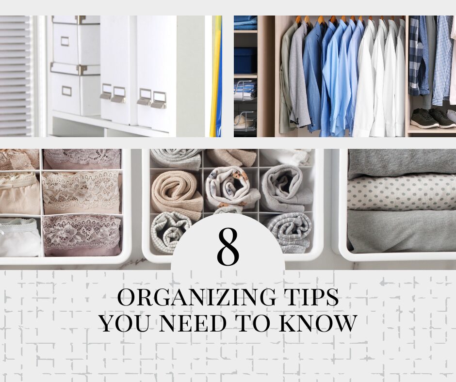 Home organization tips